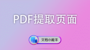 PDF提取页面